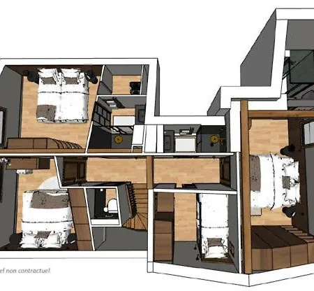 Résidence Les Alpages - 4 Pièces Pour 8 Personnes Mae-1703 Apartamento